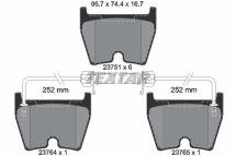 Комплект тормозных колодок, дисковый тормоз