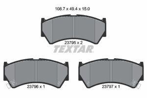 Комплект тормозных колодок, дисковый тормоз