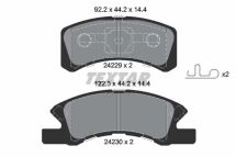 Комплект гальмівних накладок, дискове гальмо