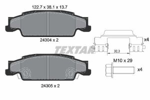 Комплект тормозных колодок, дисковый тормоз
