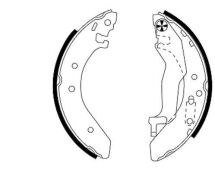 Комплект гальмівних колодок