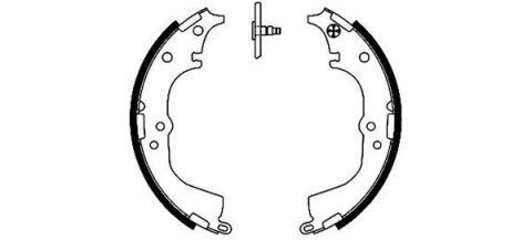 Комплект гальмівних колодок