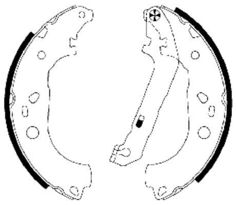 Комплект гальмівних колодок