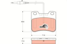 Комплект тормозных колодок, дисковый тормоз