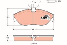 Комплект тормозных колодок, дисковый тормоз