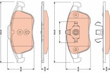 Гальмівні колодки дискові, комплект