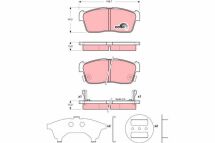 Гальмівні колодки дискові, комплект