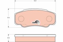 Комплект тормозных колодок, дисковый тормоз