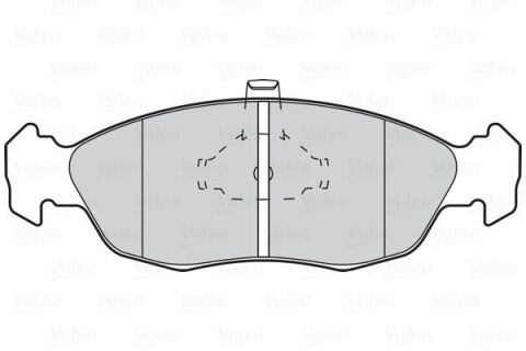 Комплект гальмівних накладок, дискове гальмо