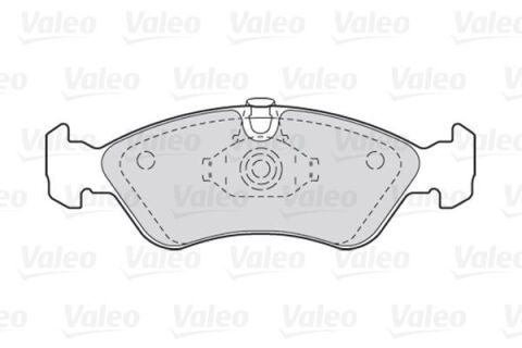 Комплект гальмівних накладок, дискове гальмо