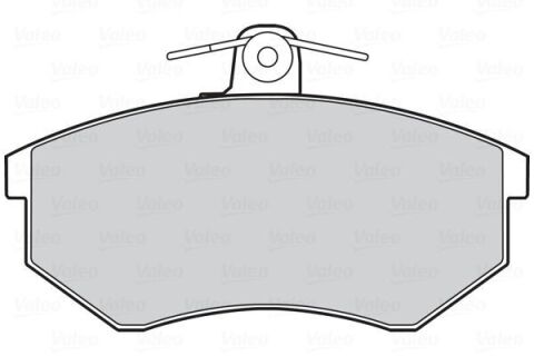 Комплект гальмівних накладок, дискове гальмо