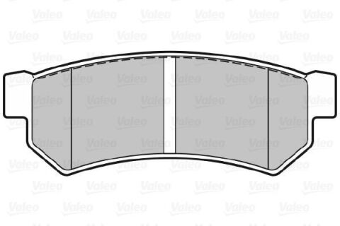 Комплект гальмівних накладок, дискове гальмо