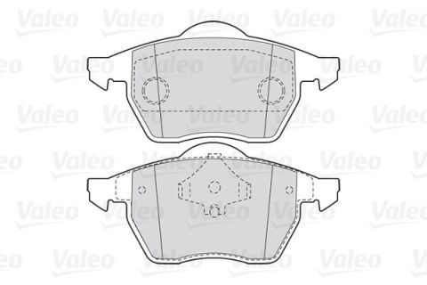 Комплект гальмівних накладок, дискове гальмо