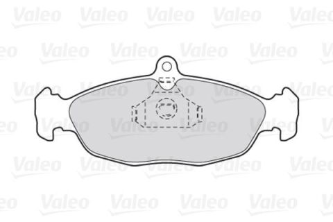Комплект гальмівних накладок, дискове гальмо