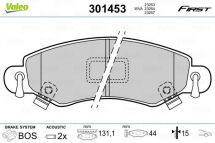 Комплект гальмівних накладок, дискове гальмо