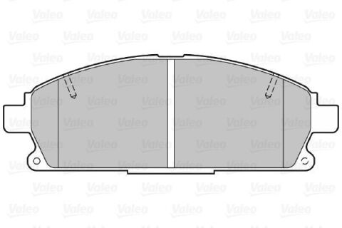 Комплект гальмівних накладок, дискове гальмо