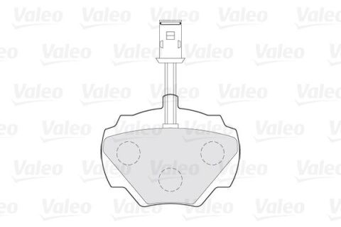 Комплект гальмівних накладок, дискове гальмо