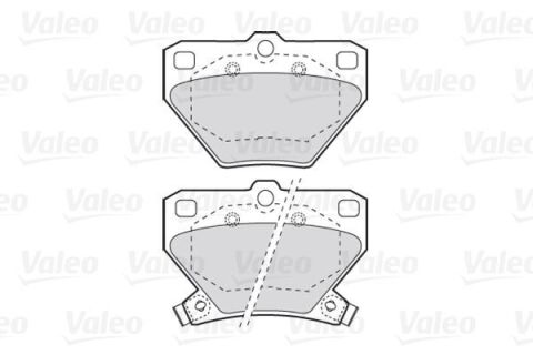 Комплект гальмівних накладок, дискове гальмо