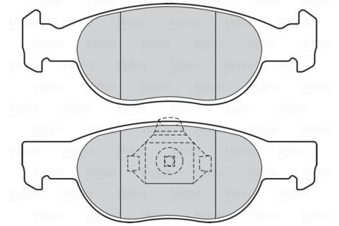 Комплект гальмівних накладок, дискове гальмо