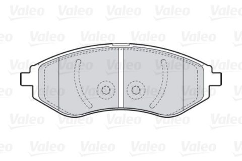 Комплект гальмівних накладок, дискове гальмо