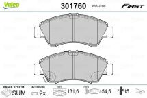 Комплект гальмівних накладок, дискове гальмо