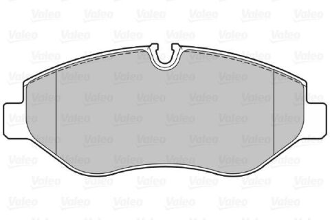 Комплект гальмівних накладок, дискове гальмо