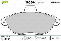 Комплект тормозных колодок, дисковый тормоз