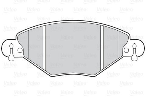 Комплект гальмівних накладок, дискове гальмо Комплект гальмівних накладок, дискове гальмо