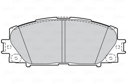 Комплект тормозных колодок, дисковый тормоз