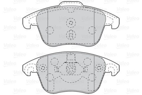 Комплект гальмівних накладок, дискове гальмо