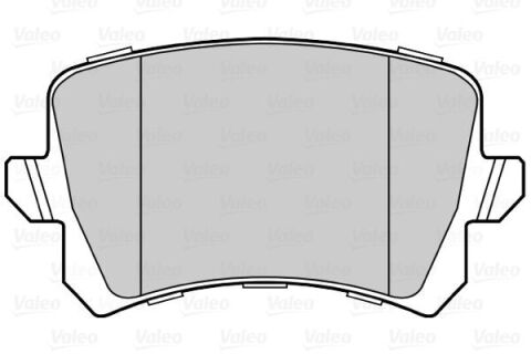 Комплект гальмівних накладок, дискове гальмо