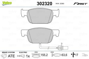 Комплект тормозных колодок, дисковый тормоз