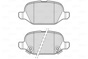 Комплект гальмівних накладок, дискове гальмо