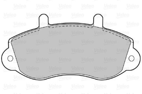 Комплект гальмівних накладок, дискове гальмо Комплект гальмівних накладок, дискове гальмо