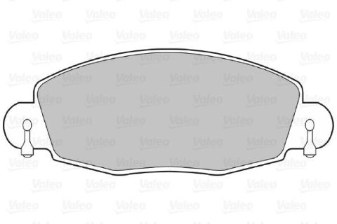 Комплект гальмівних накладок, дискове гальмо