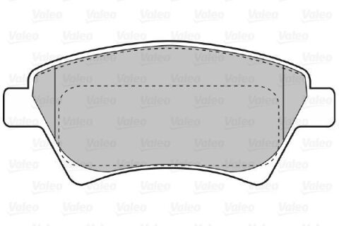 Комплект гальмівних накладок, дискове гальмо