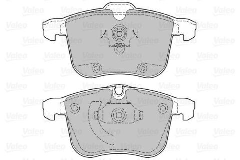 Комплект гальмівних накладок, дискове гальмо Комплект гальмівних накладок, дискове гальмо