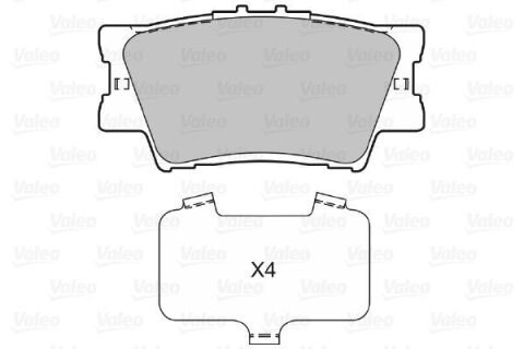 Комплект тормозных колодок, дисковый тормоз