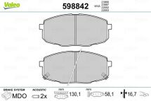 Комплект гальмівних накладок, дискове гальмо