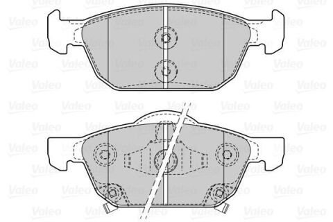 Комплект гальмівних накладок, дискове гальмо