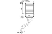 Теплообмінник, система опалення салону Теплообмінник, система опалення салону