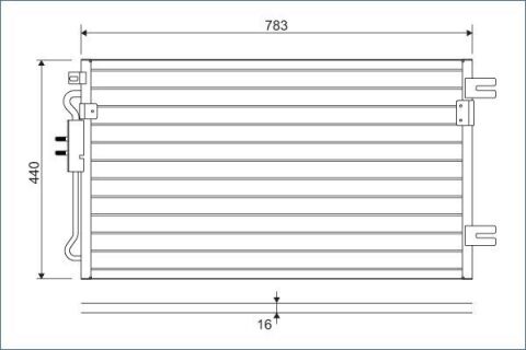 Конденсатор, система кондиціонування повітря