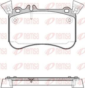 Гальм. колодки передн. a-class (w176) a 45 amg 4-matic (176.052) 13-18 db