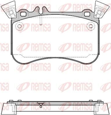 Тормоз. колодки передн. a-class (w176) a 45 amg 4-matic (176.052) 13-18 db