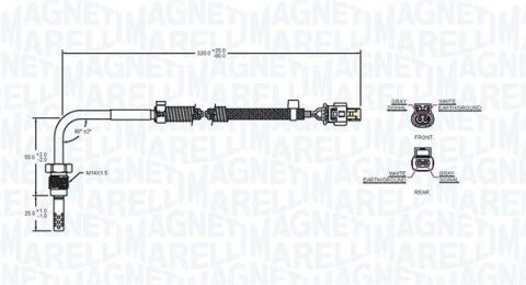 Датчик температуры вг w169, w176, w204 160-220cdi db