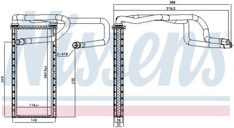 Радіатор опалення discovery iv 09-, range rover sport i 06- land