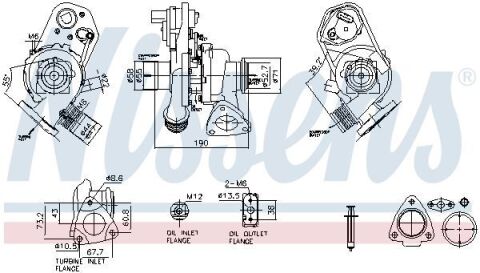 Турбина transit v363 2.0 16- ford