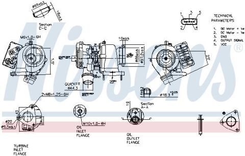 Турбіна discovery sport 14-, discovery v 16-, range rover evoque 15- land