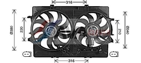Вентилятор радіатора (дифузор в зборі) a6 12-, a7 10-, q3 11- audi Вентилятор радіатора (дифузор в зборі) a6 12-, a7 10-, q3 11- audi