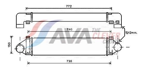 Інтеркулер mondeo iv, s-max 2.5 06-, landrover discovery sport, freelander ii, range rover evoque ford